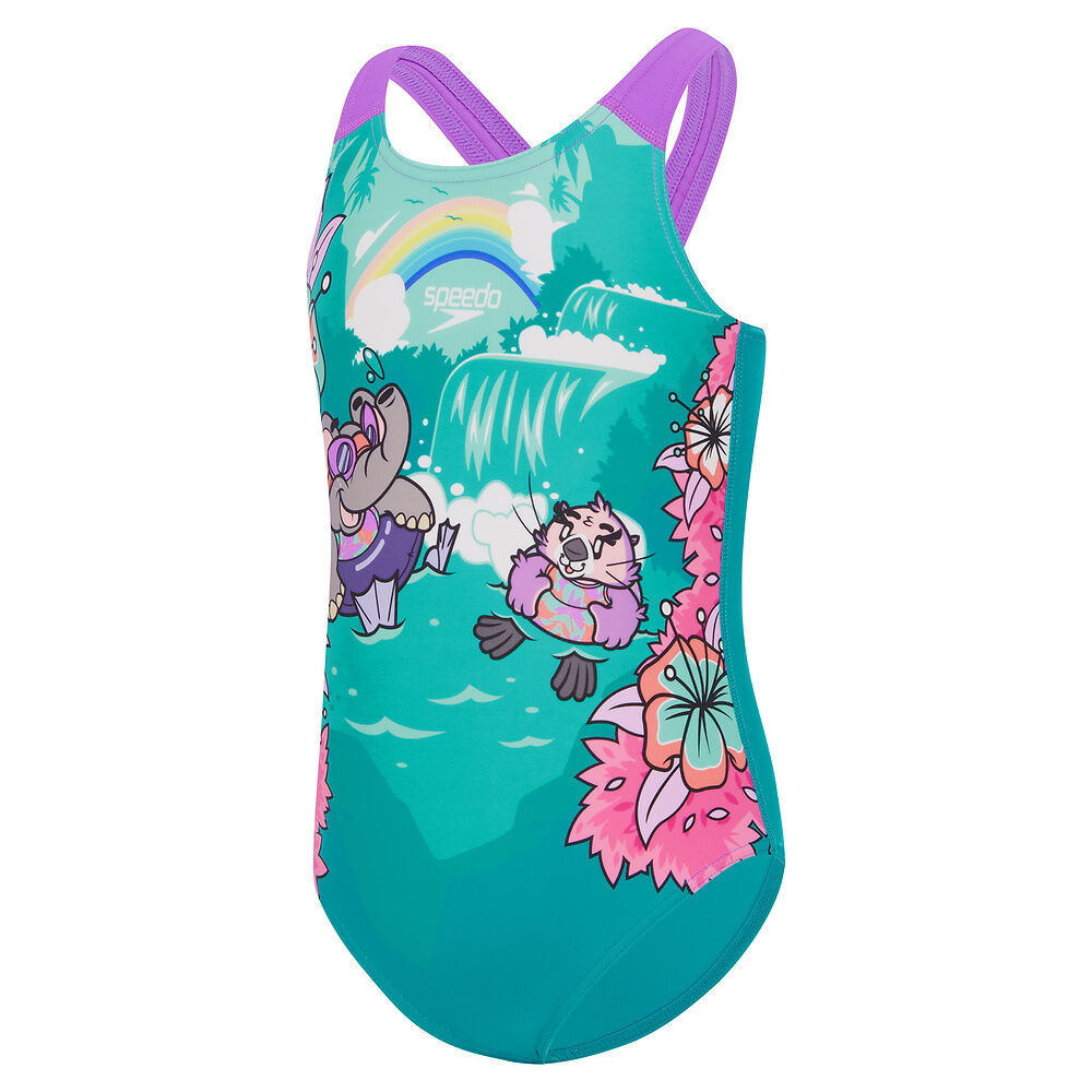 Speedo Printed Crossback sundbolur