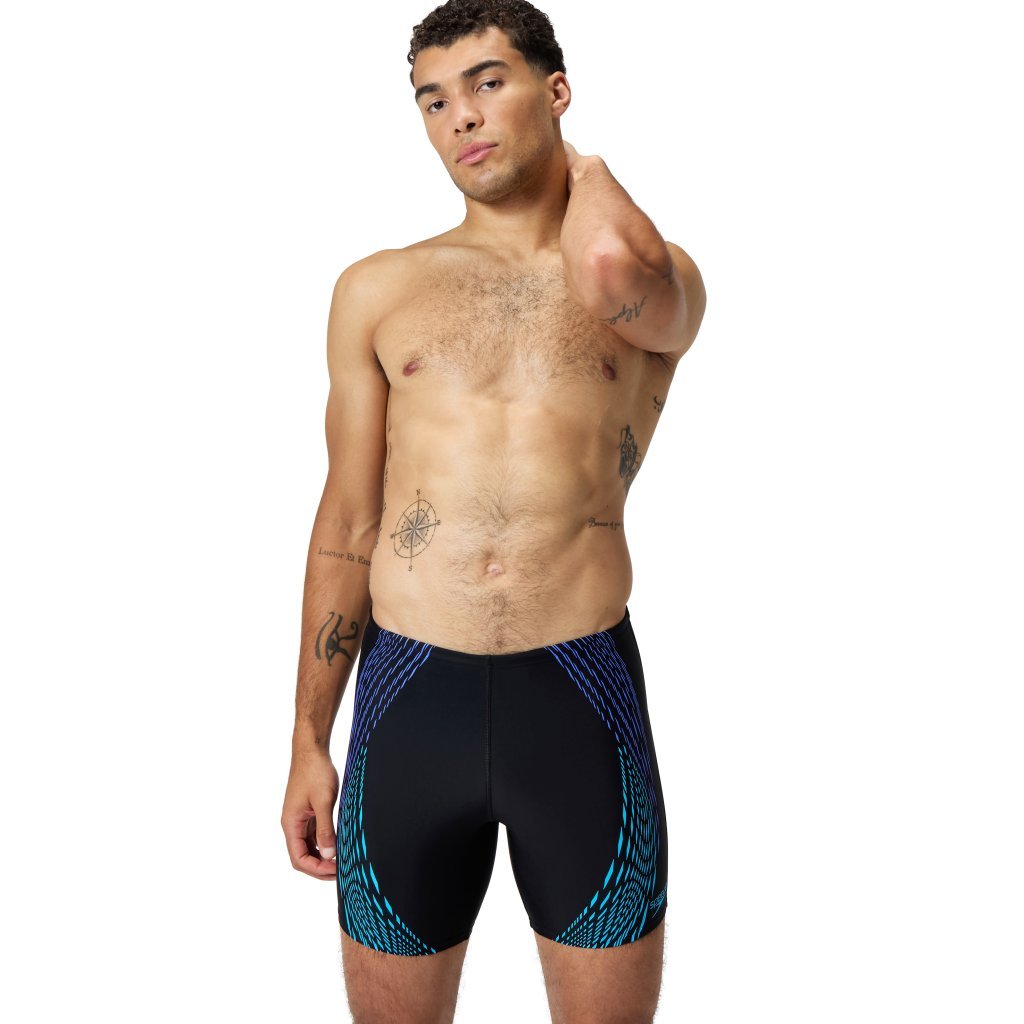 Speedo Duo Logo Print Mid Jammer sundskýla